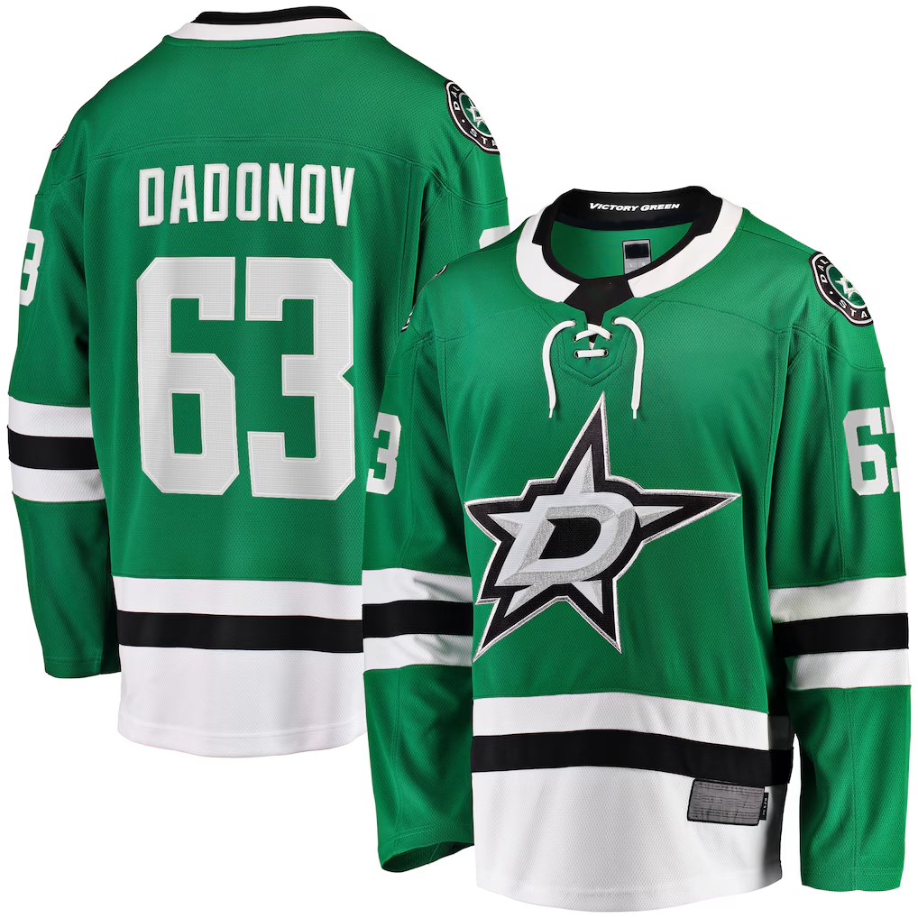 Johmsee D.Stars #63 Evgenii Dadonov Green Home Breakaway Jerseys