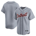 Johmsee D.Tigers Gray Home Limited Blank Player Stitched Jerseys