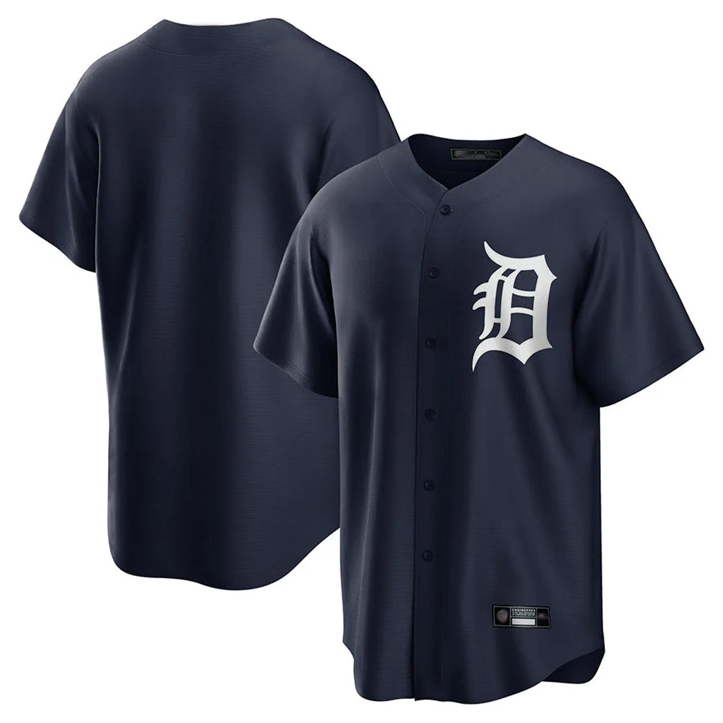 Johmsee D.Tigers Navy Game Home Blank Player Stitched Jerseys