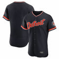 Johmsee D.Tigers Navy Limited Elite Home Game Blank Player Stitched Jerseys