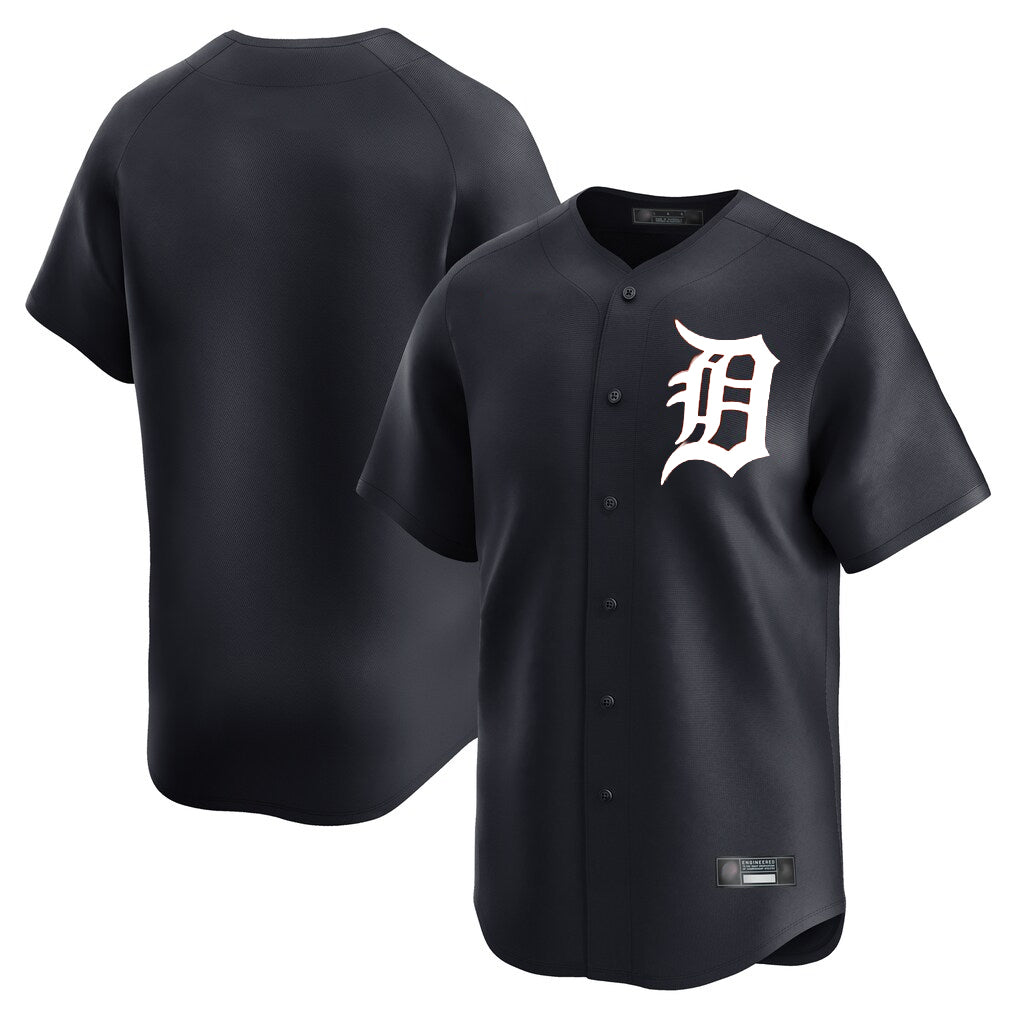 Johmsee D.Tigers Navy Limited Home Game Blank Player Stitched Jerseys