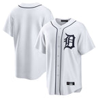 Johmsee D.Tigers White Home Game Blank Player Stitched Jerseys