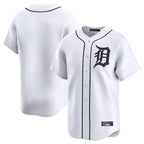 Johmsee D.Tigers White Home Limited Blank Player Stitched Jerseys