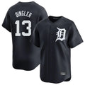Johmsee D.Tigers #13 Dillon Dingler Player Navy Home Limited Game Stitched Jerseys