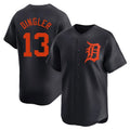 Johmsee D.Tigers #13 Dillon Dingler Player Navy Home Limited Stitched Jerseys