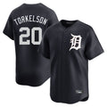 Johmsee D.Tigers #20 Spencer Torkelson Player Navy Home Limited Game Stitched Jerseys