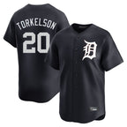 Johmsee D.Tigers #20 Spencer Torkelson Player Navy Home Limited Game Stitched Jerseys