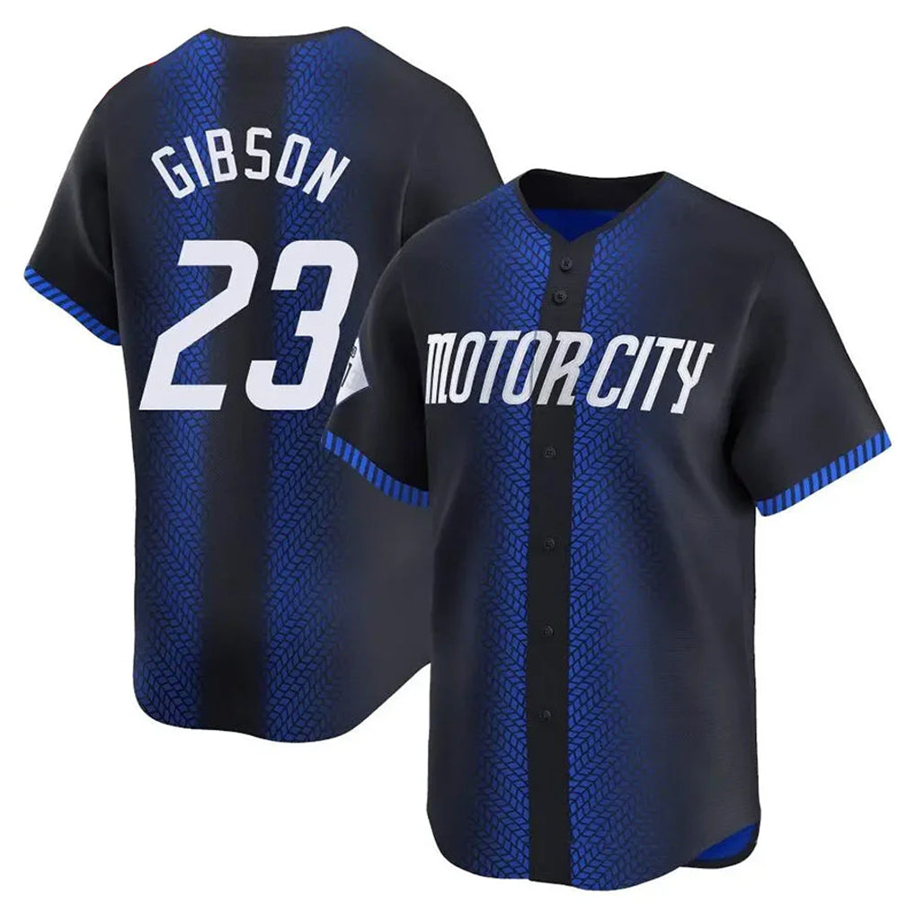 Johmsee D.Tigers #23 Kirk Gibson Player Navy City Connect Home Limited Stitched Jerseys