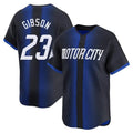 Johmsee D.Tigers #23 Kirk Gibson Player Navy City Connect Home Limited Stitched Jerseys