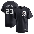 Johmsee D.Tigers #23 Kirk Gibson Player Navy Home Limited Game Stitched Jerseys