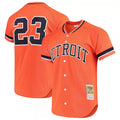 Johmsee D.Tigers #23 Kirk Gibson Player Orange DMitchell & Ness Cooperstown Collection Batting Limited Stitched Jerseys