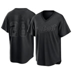 Johmsee D.Tigers #28 Javier Báez Player Black T-shirt Home Game Stitched Jerseys