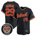 Johmsee D.Tigers #29 Tarik Skubal Player Black Limited Home Stitched Jerseys