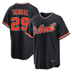 Johmsee D.Tigers #29 Tarik Skubal Player Navy Home Game Stitched Jerseys