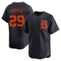 Johmsee D.Tigers #29 Tarik Skubal Player Navy Home Limited Stitched Jerseys