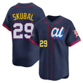 Johmsee D.Tigers #29 Tarik Skubal Player Navy Limited American League All-Star Edition Stitched Jerseys
