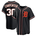 Johmsee D.Tigers #30 Kerry Carpenter Player Black Fashion Out Home Game Stitched Jerseys