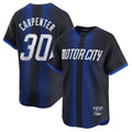 Johmsee D.Tigers #30 Kerry Carpenter Player Navy City Connect Home Limited Stitched Jerseys