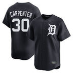 Johmsee D.Tigers #30 Kerry Carpenter Player Navy Home Limited Game Stitched Jerseys