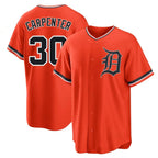 Johmsee D.Tigers #30 Kerry Carpenter Player Orange Home Game Stitched Jerseys