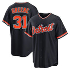 Johmsee D.Tigers #31 Riley Greene Player Navy Home Game Stitched Jerseys