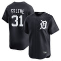 Johmsee D.Tigers #31 Riley Greene Player Navy Home Limited Game Stitched Jerseys