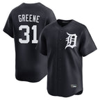 Johmsee D.Tigers #31 Riley Greene Player Navy Home Limited Game Stitched Jerseys