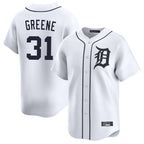 Johmsee D.Tigers #31 Riley Greene Player White Home Limited Stitched Jerseys