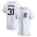 Johmsee D.Tigers #31 Riley Greene Player White Limited Elite Home Stitched Jerseys