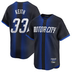 Johmsee D.Tigers #33 Colt Keith Player Navy City Connect Home Limited Stitched Jerseys