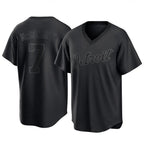Johmsee D.Tigers #7 Kevin McGonigle Player Black T-shirt Home Game Stitched Jerseys