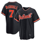 Johmsee D.Tigers #7 Kevin McGonigle Player Navy Home Game Stitched Jerseys
