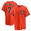 Johmsee D.Tigers #7 Kevin McGonigle Player Orange Home Game Stitched Jerseys
