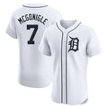 Johmsee D.Tigers #7 Kevin McGonigle Player White Limited Elite Home Stitched Jerseys