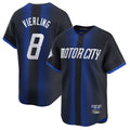Johmsee D.Tigers #8 Matt Vierling Player Navy City Connect Home Limited Stitched Jerseys