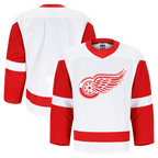 Johmsee DR.Wings White Away Authentic Pro Jerseys