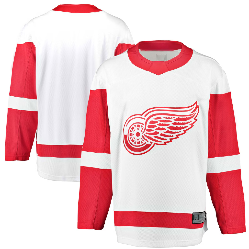 Johmsee DR.Wings White Breakaway Away Jerseys