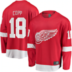 Johmsee DR.Wings #18 Andrew Copp Red Home Breakaway Player Jerseys