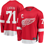 Johmsee DR.Wings #71 Dylan Larkin Red 2023-24 Captain Breakaway Player Jerseys