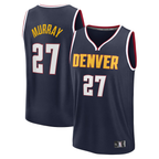 Johmsee D.Nuggets #27 Jamal Murray Navy Fast Break Replica Player Jerseys - Icon Edition