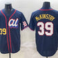 Detroit Tigers American League #39 Zach McKinstry Navy 2025 All-Star Edition Limited Stitched Baseball Jersey