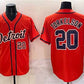 Detroit Tigers #20 Spencer Torkelson Orange With Patch Vapor Premier Limited Stitched Baseball Jersey