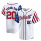 Detroit Tigers #20 Spencer Torkelson White 2025 Independence Day Vapor Premier Limited Stitched Baseball Jersey