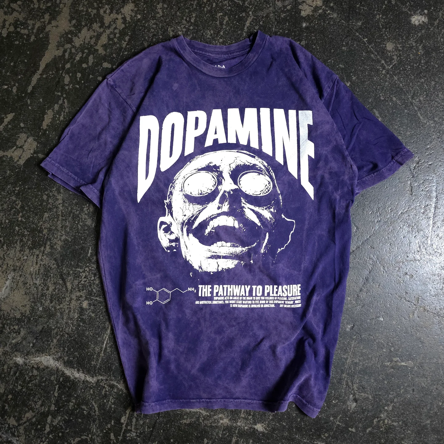 Cheap T-Shirt Dopamine T-Shirt Vintage Purple