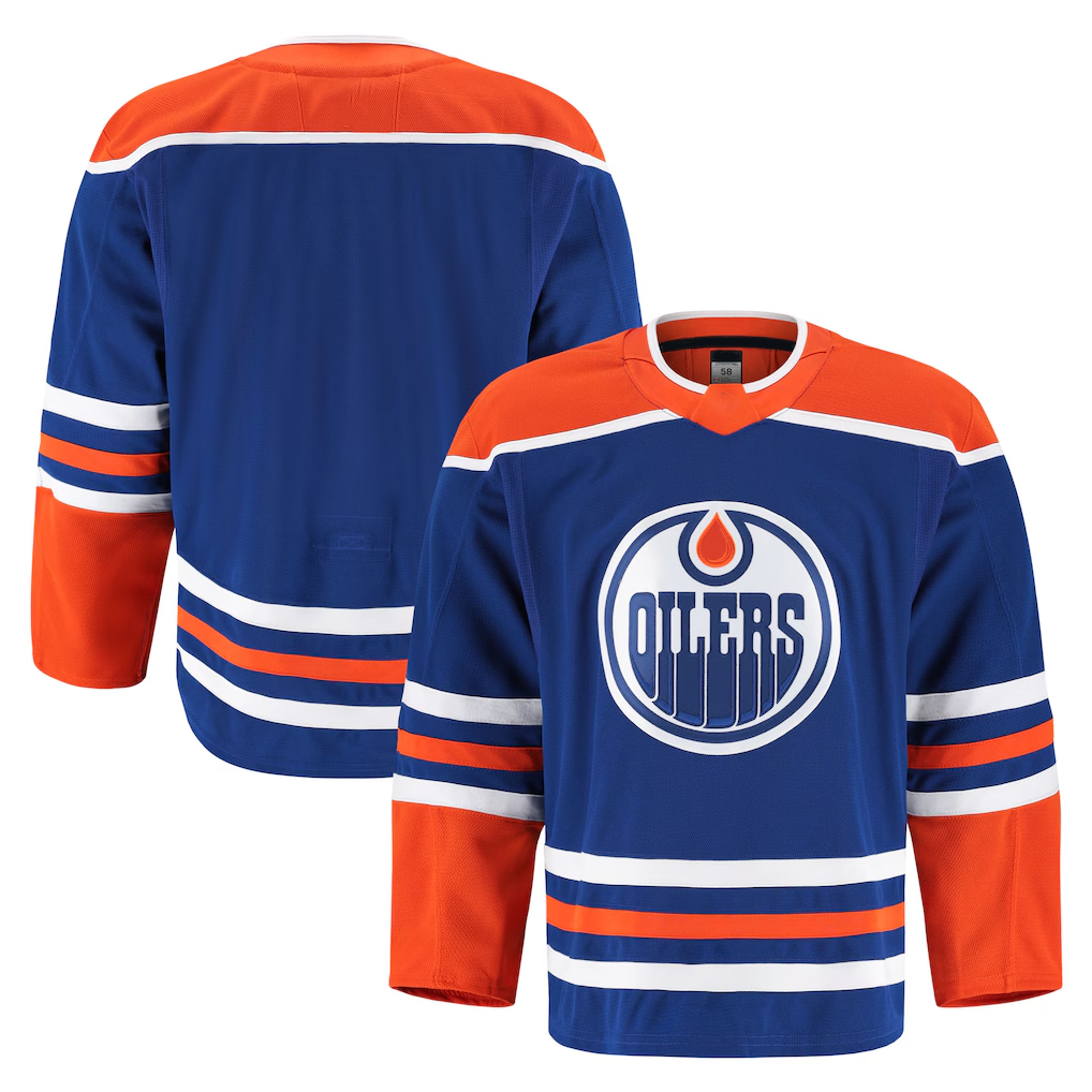 Johmsee E.Oilers Royal Home Authentic Pro Jerseys