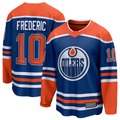 Johmsee E.Oilers #10 Trent Frederic Royal Home Breakaway Jerseys
