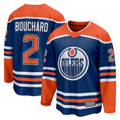 Johmsee E.Oilers #2 Evan Bouchard Royal Home Breakaway Player Jerseys