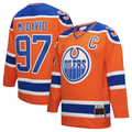 Johmsee E.Oilers #97 Connor McDavid Mitchell & Ness Orange Power Play Jerseys