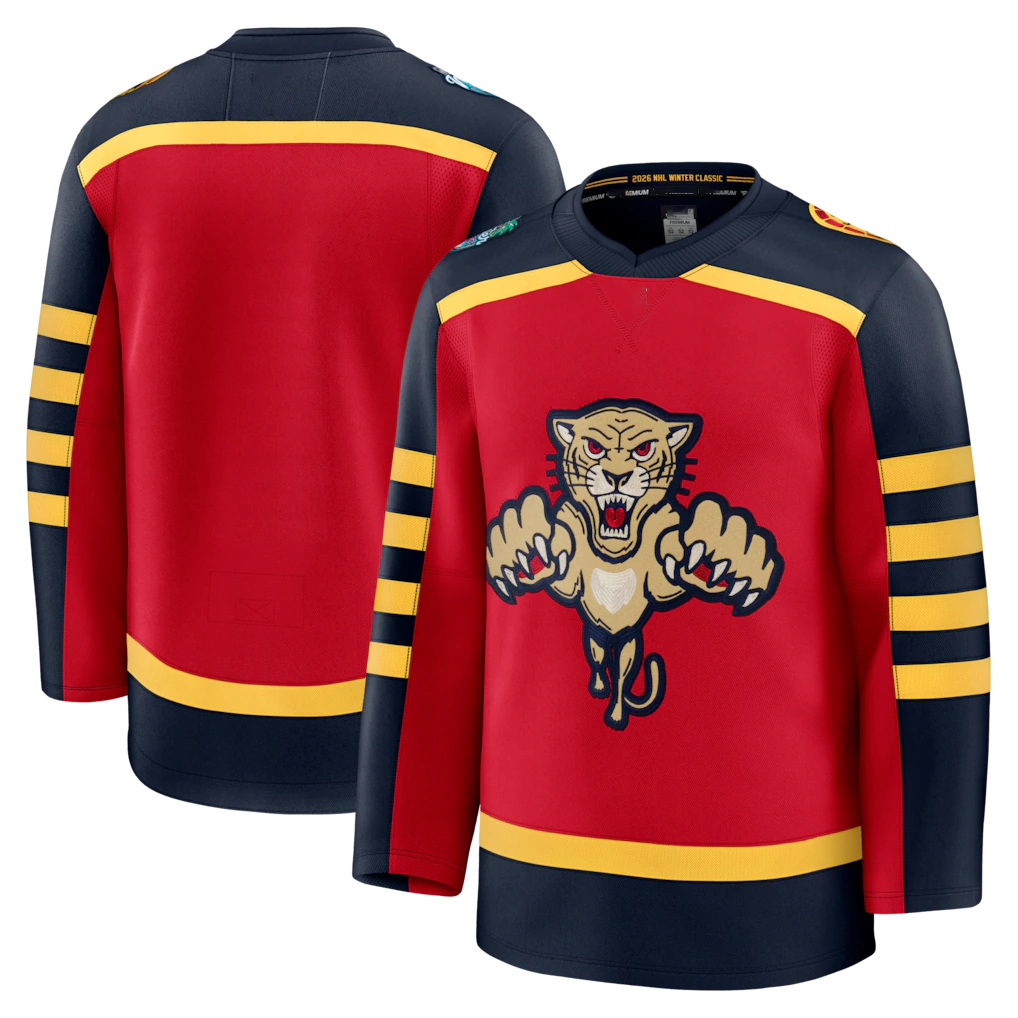 Johmsee F.Panthers Red 2026 Winter Classic Premium Jerseys