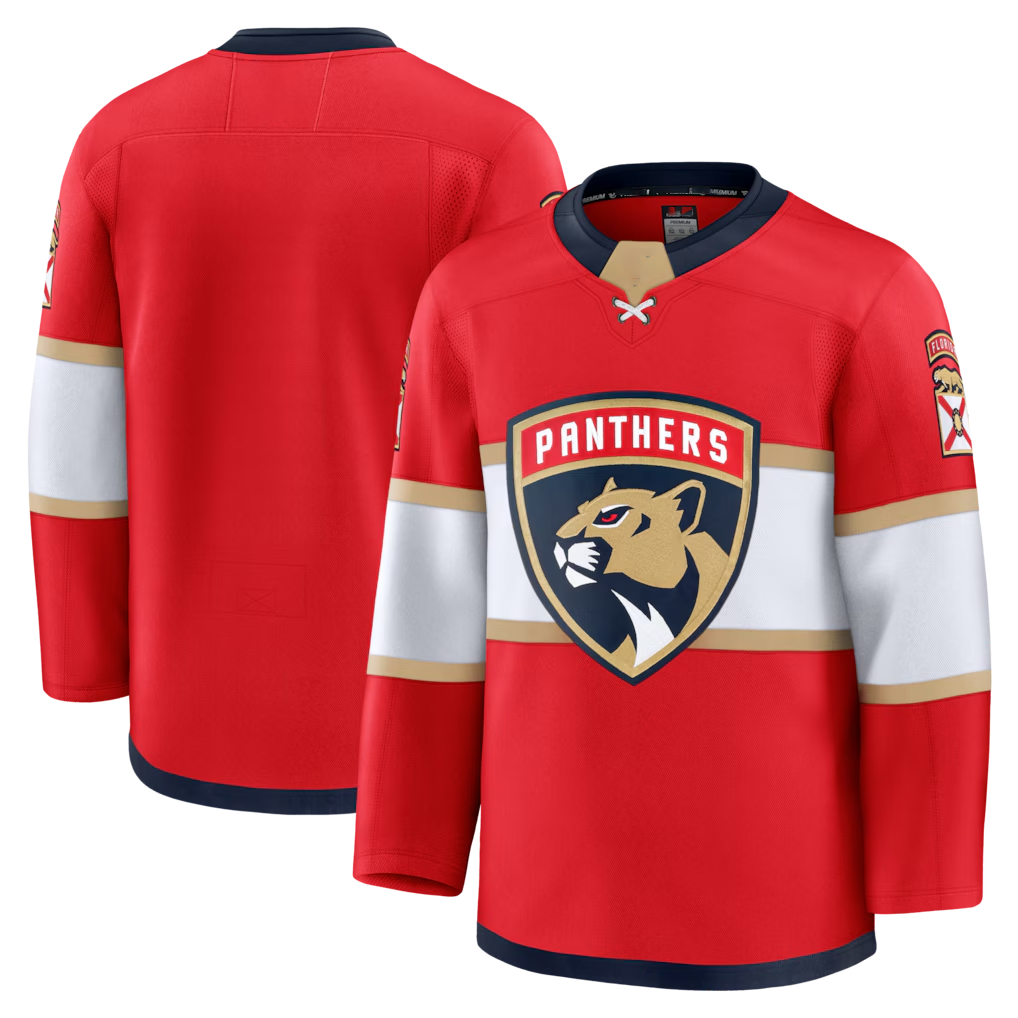 Johmsee F.Panthers Red Home Premium Jerseys
